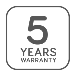 5 year warranty